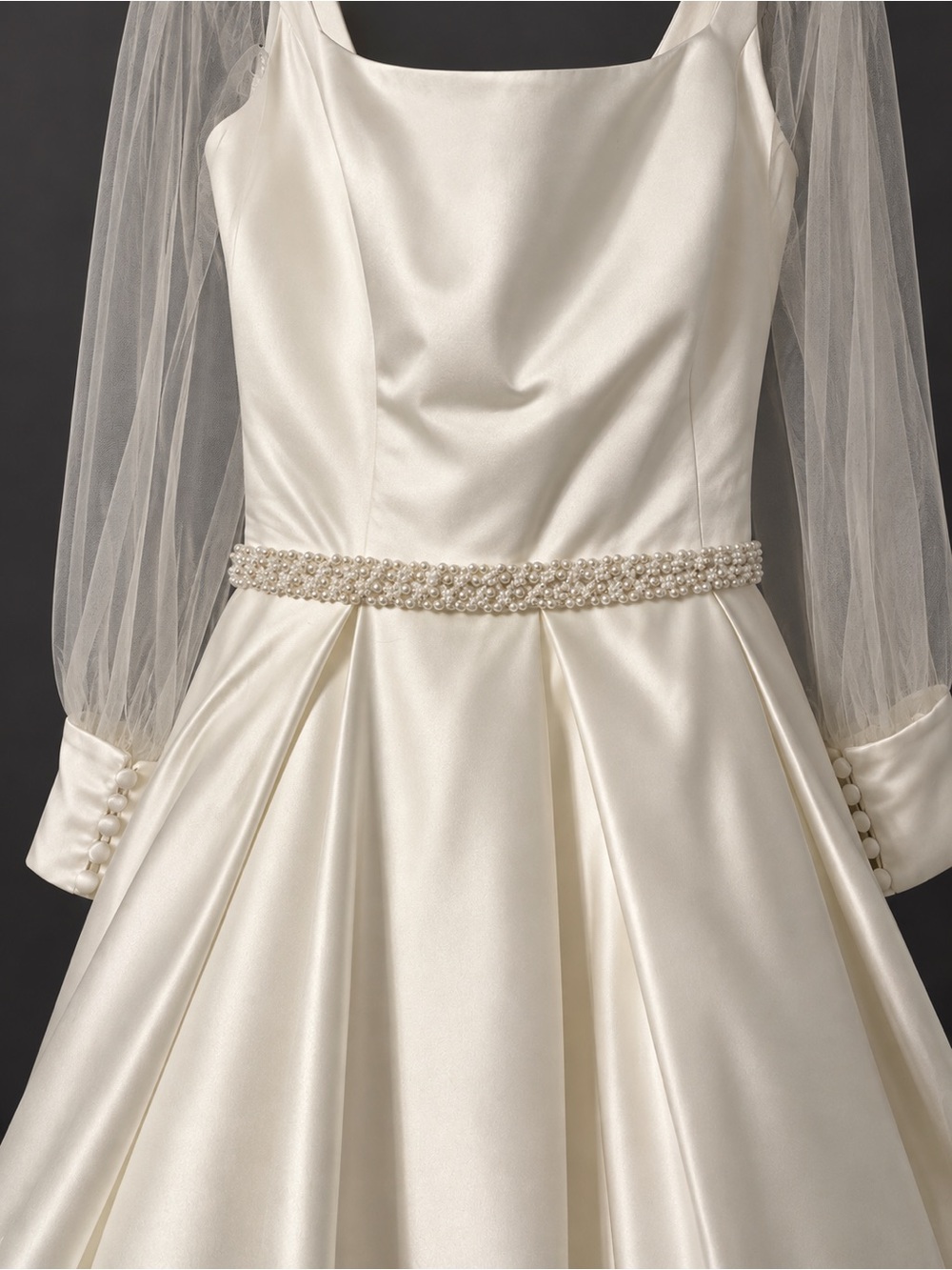 Avery Austin Chelsea Satin Bridal Ballgown - Picture 10 of 16